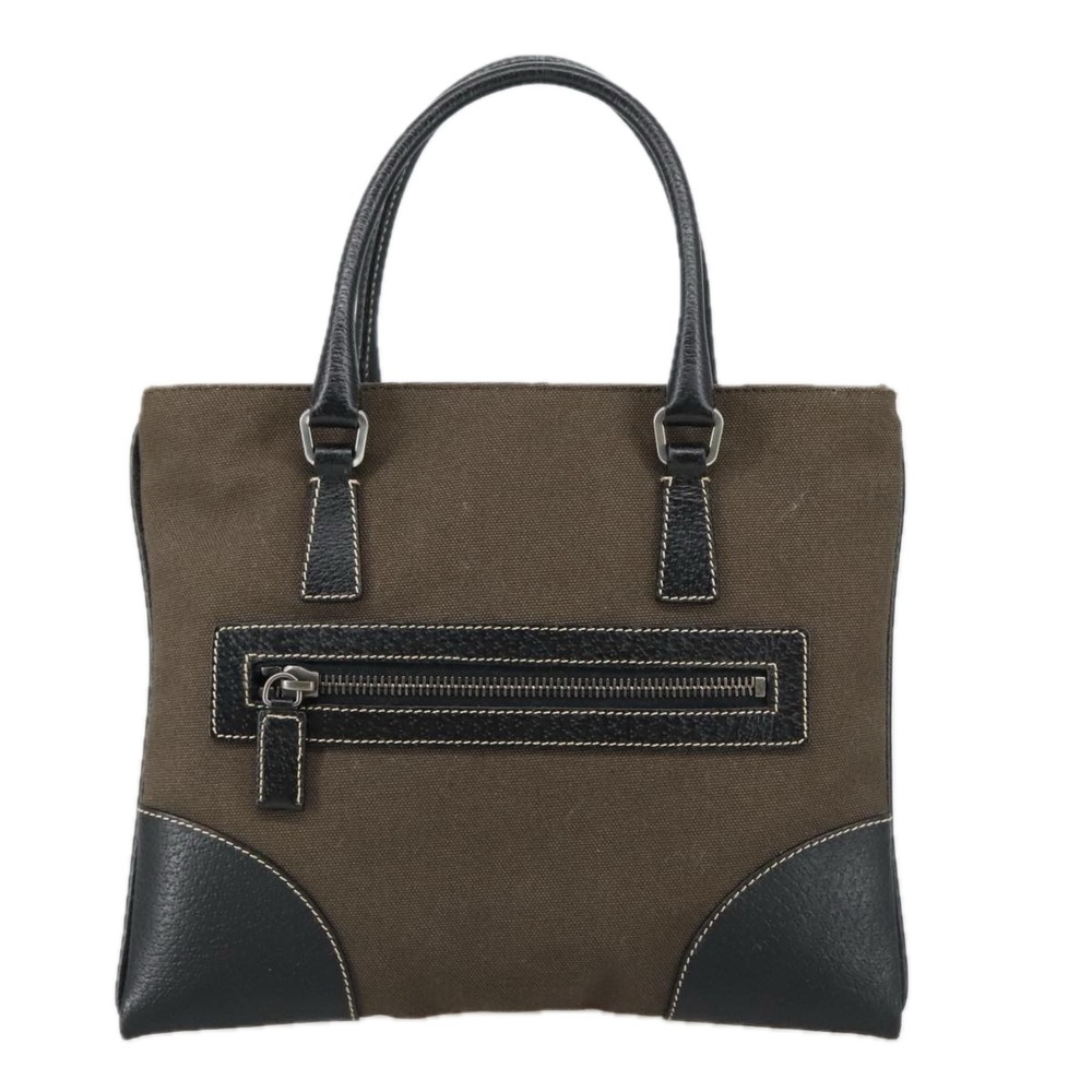 Prada Brown and Black Satchel - Picture 2 of 16